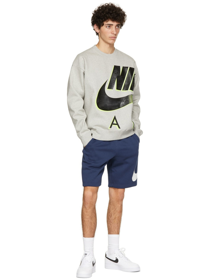 Nike Grey Kim Jones Edition Fleece Crew NRG Sweatshirt outlook