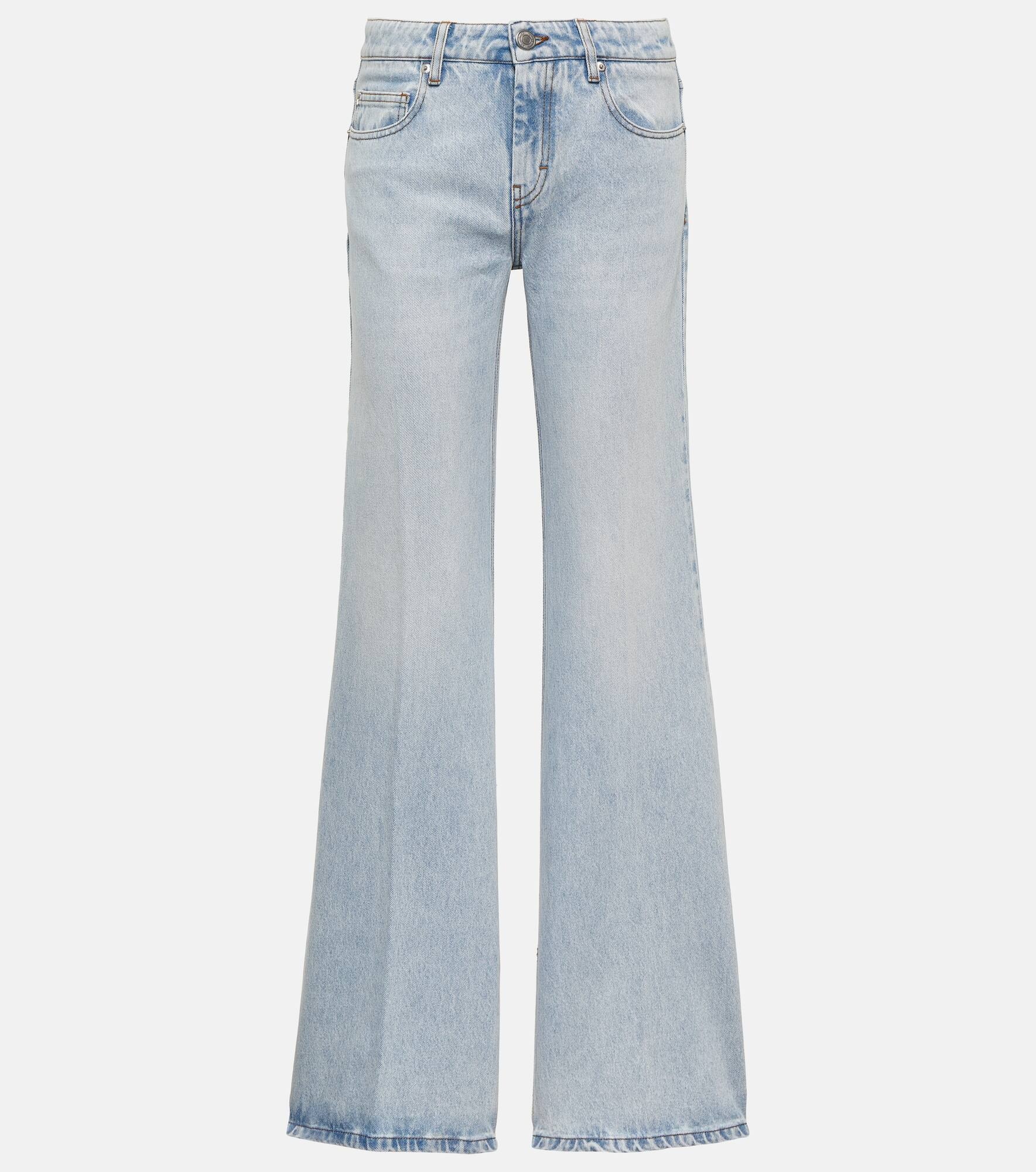 Split-hem flared jeans - 1