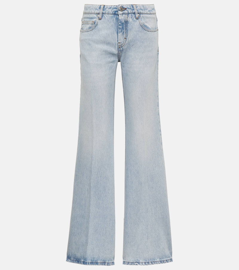 Split-hem flared jeans - 1