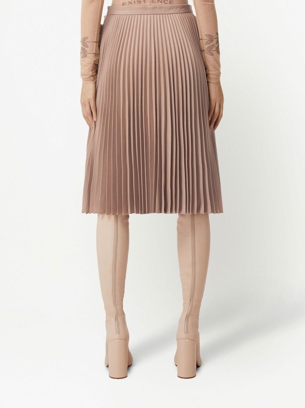 pleated panelled kilt - 4