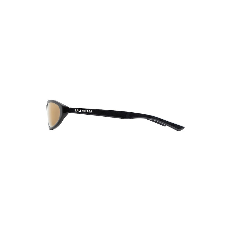 BALENCIAGA Neo Round Sunglasses in Black outlook
