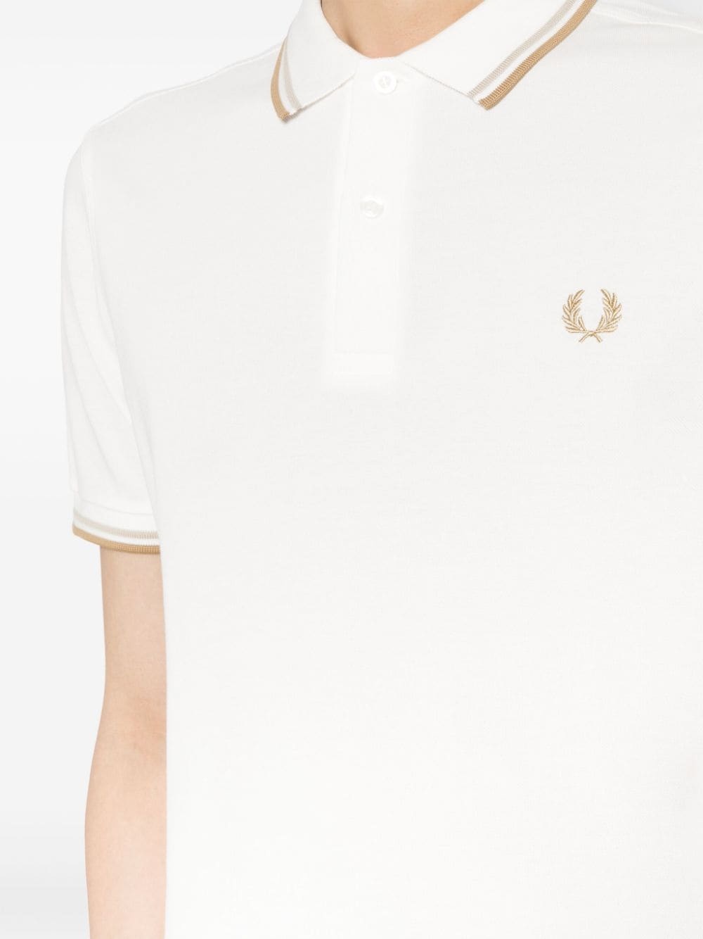 Laurel Wreath-embroidered polo shirt - 5