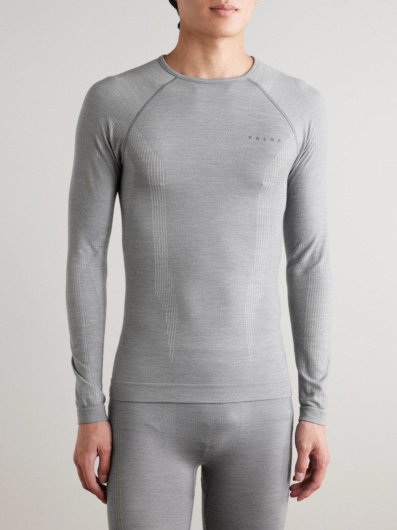Printed Virgin Wool-Blend Ski Base Layer 3