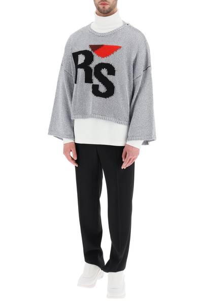 Raf Simons OVERSIZED SWEATER RS EMBROIDERY outlook