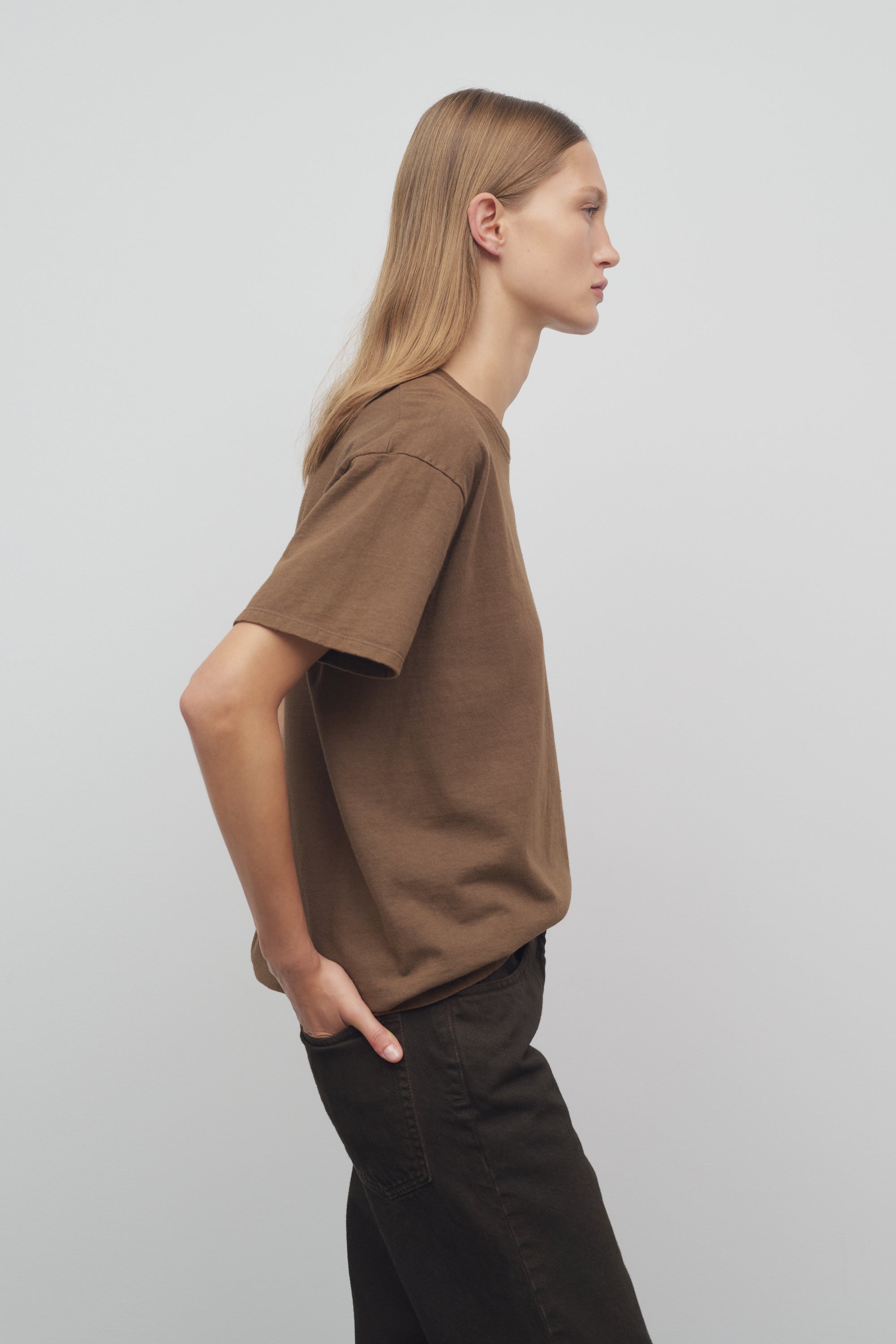 Ash Top in Cotton and Silk - 4
