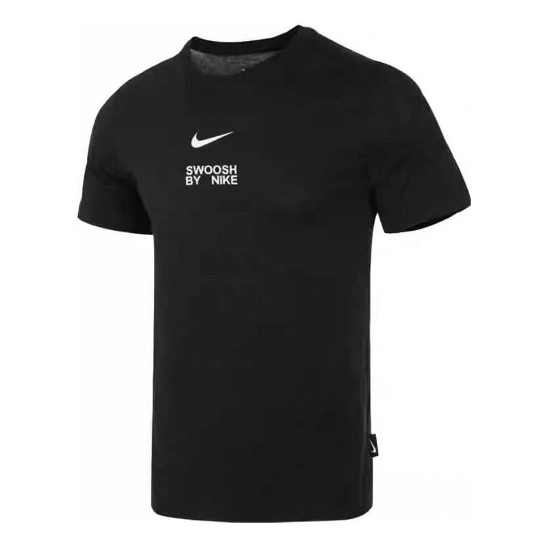 Nike Swoosh T-Shirt 'Black' FD1245-010 - 1