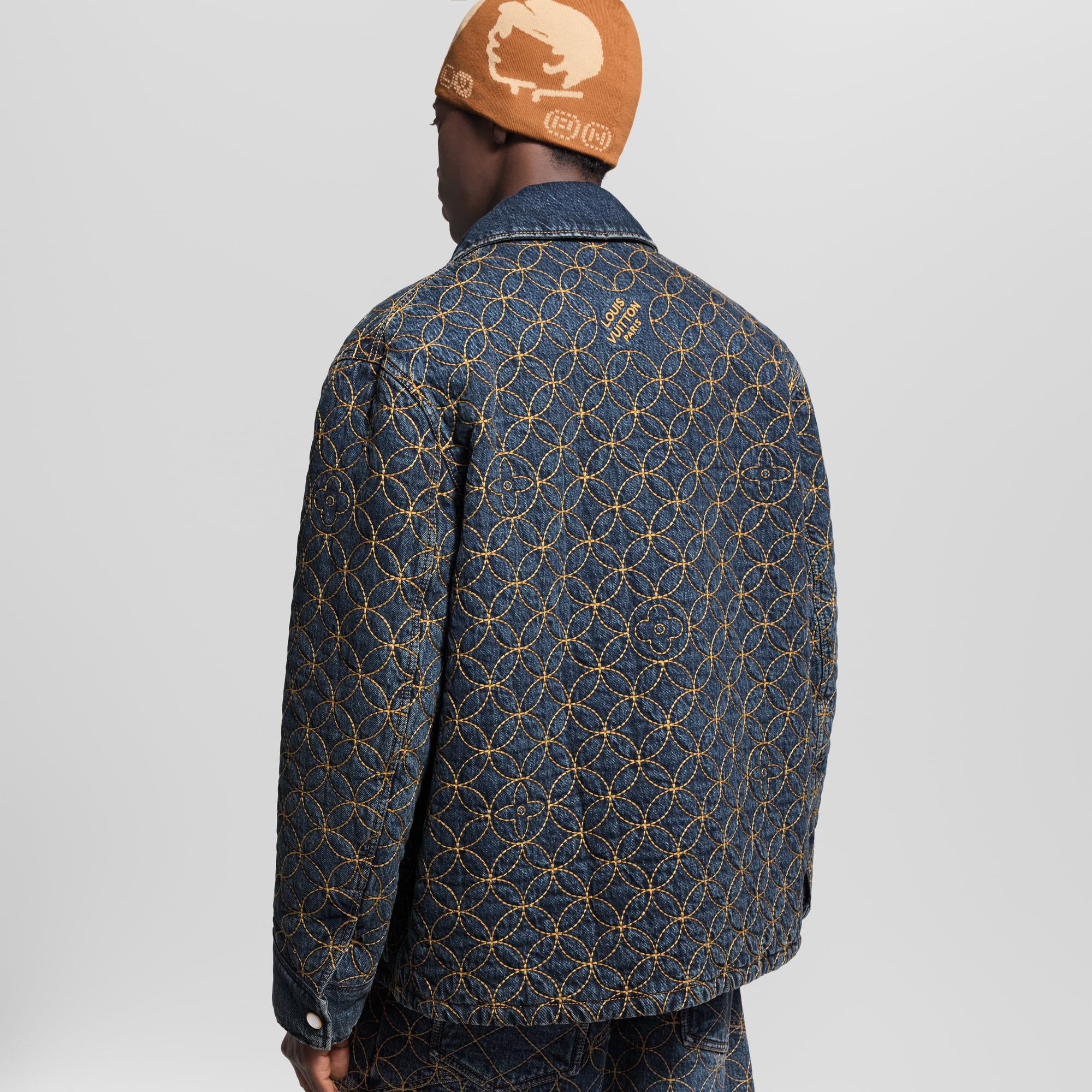 Embroidered Denim Blouson - 2