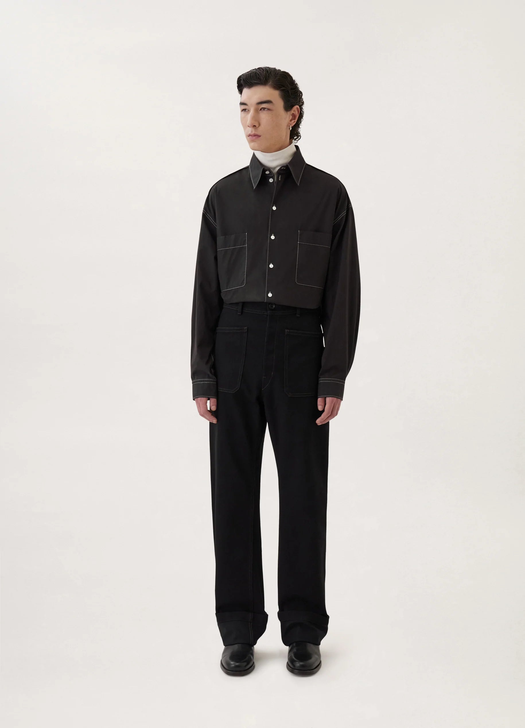 DENIM SAILOR PANTS
BLACK DENIM - 2