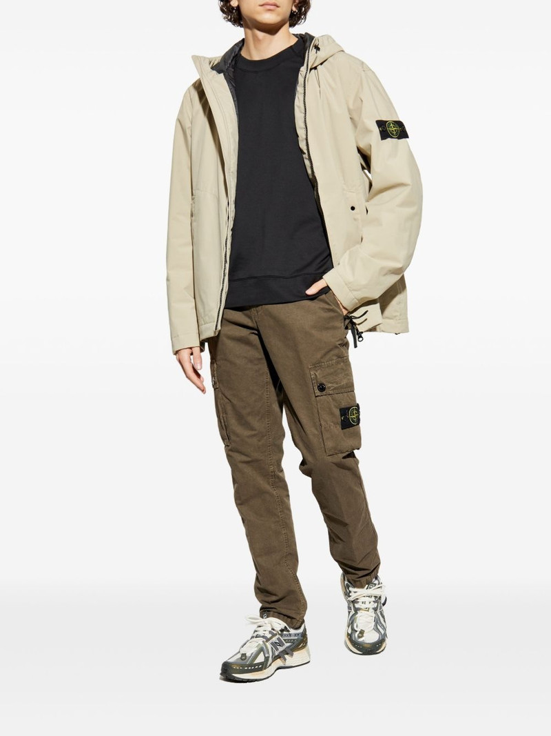 Stone Island Compass-patch cargo trousers outlook