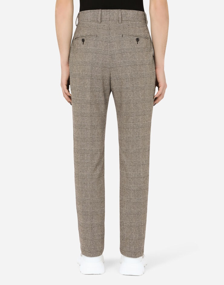 Wool glen plaid pants - 2