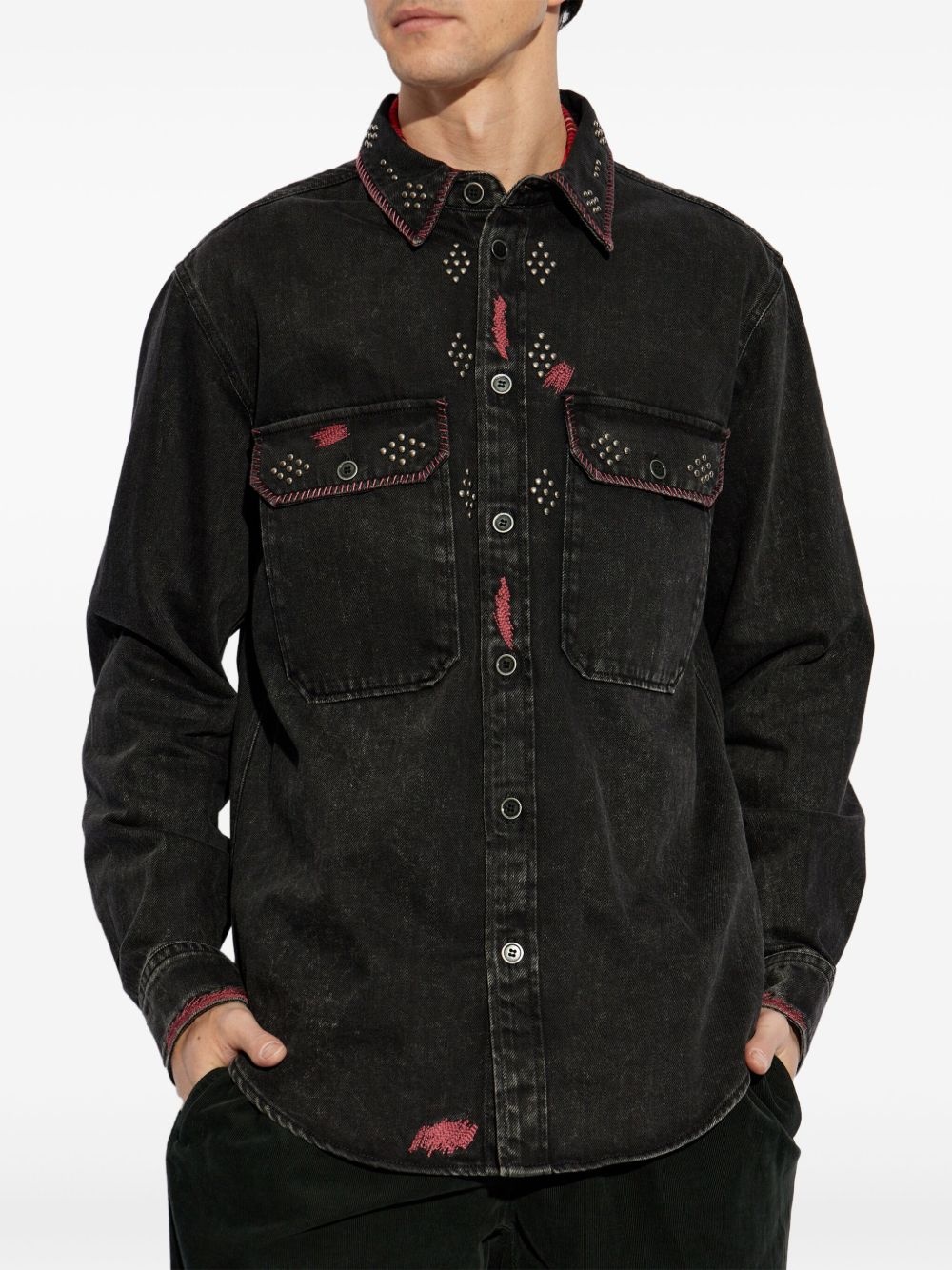 Osco denim overshirt - 3