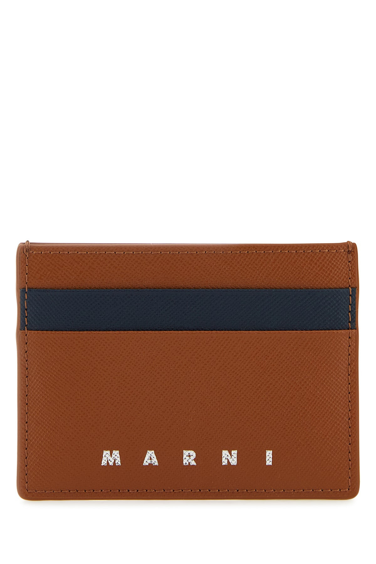 Two-tone leather cardholder - 1