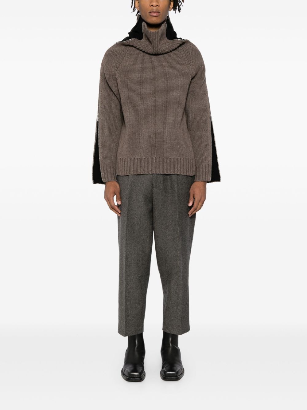 suitcase turtleneck jumper - 2