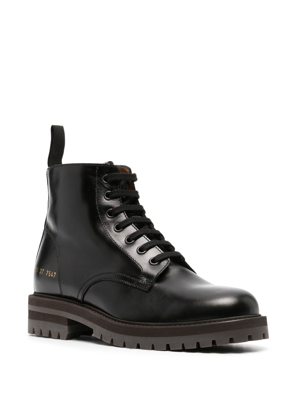 Combat leather ankle boots - 2