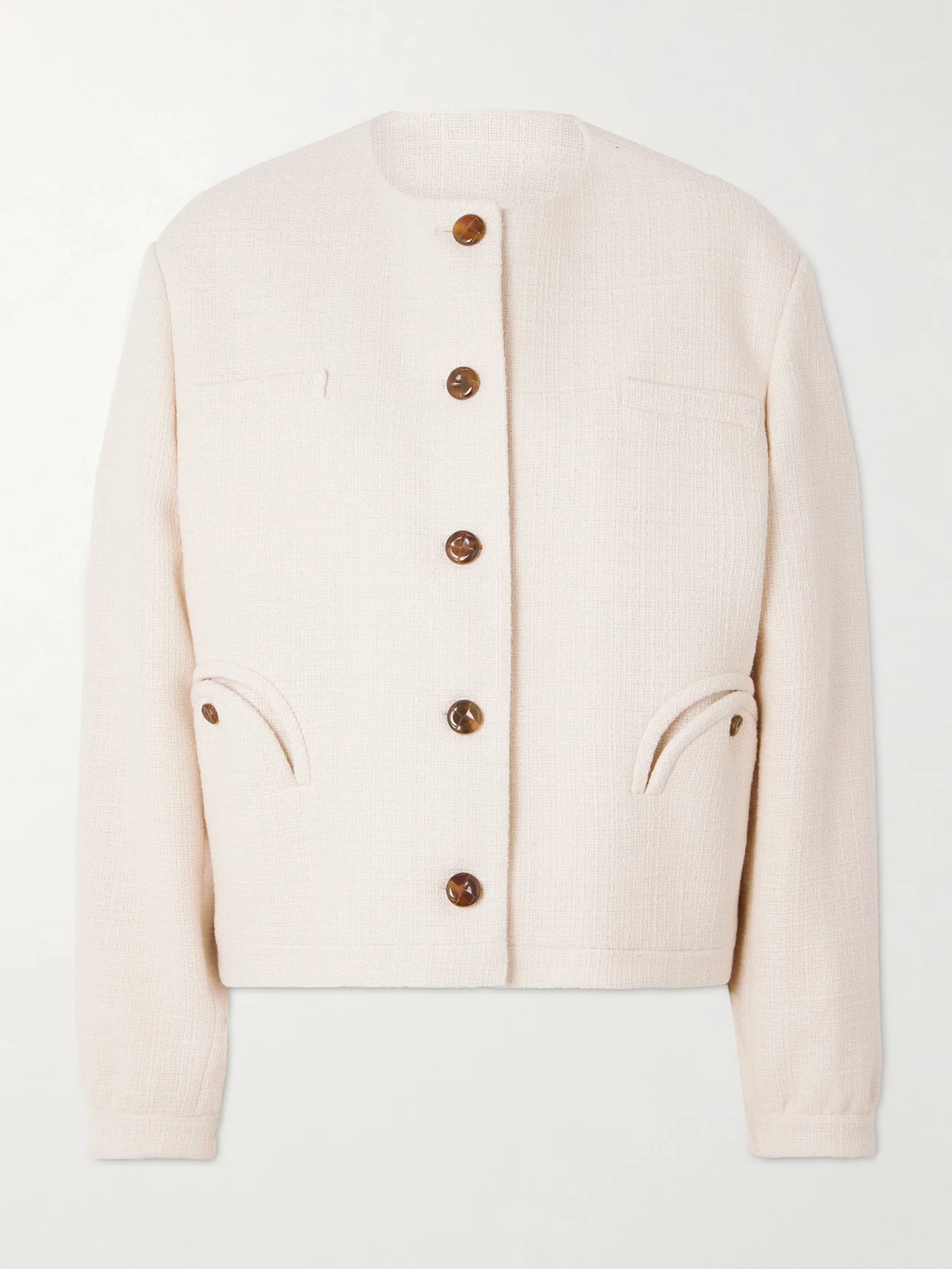 Missy Gliss Cotton-blend Tweed Jacket - 1