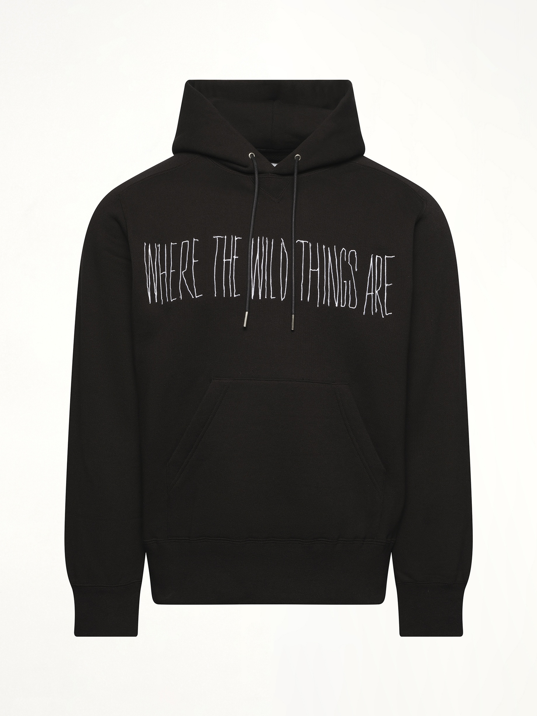 WHERE THE WILD THINGS ARE Logo Hoodie in Black - 2
