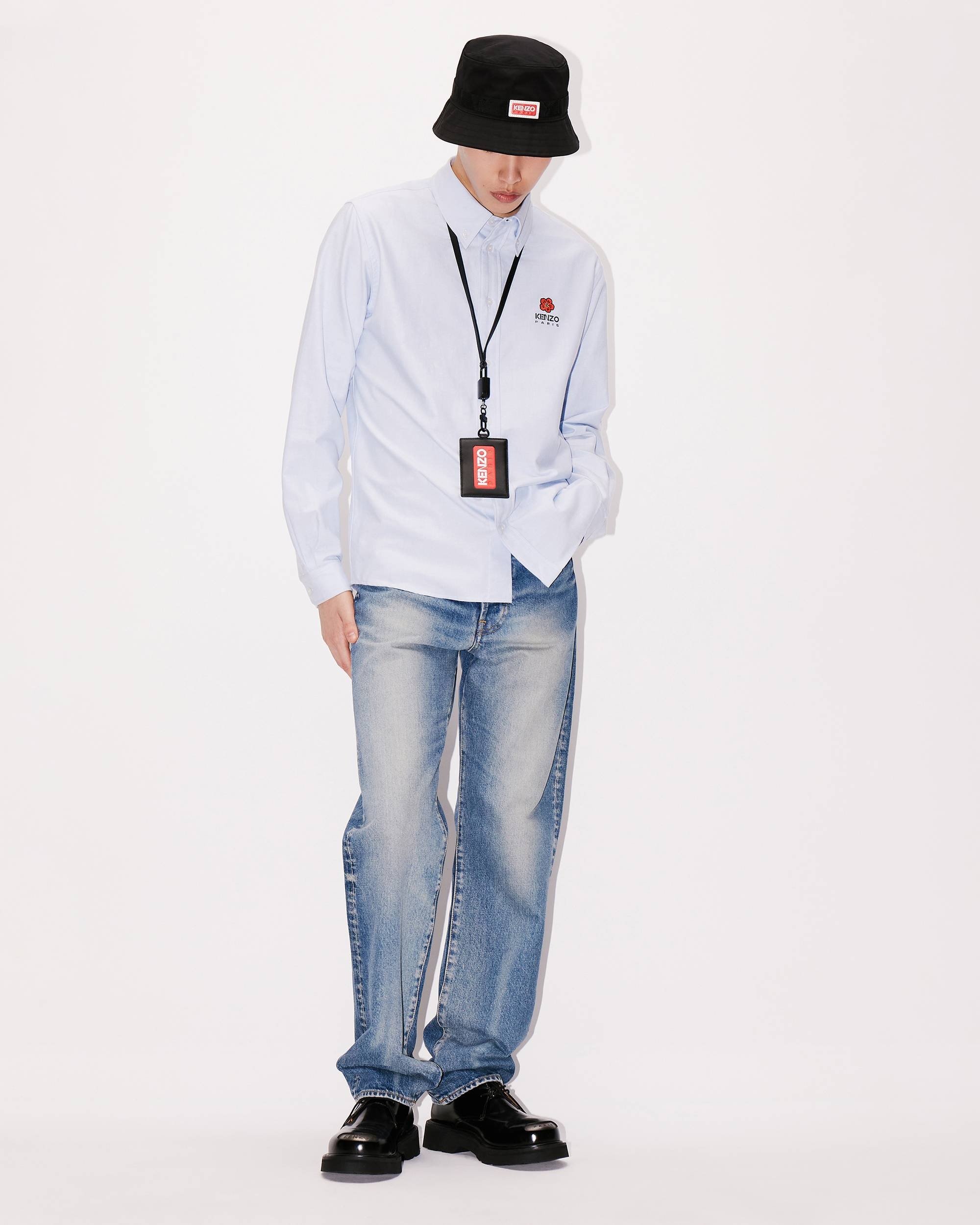 'BOKE FLOWER' Crest casual shirt - 3