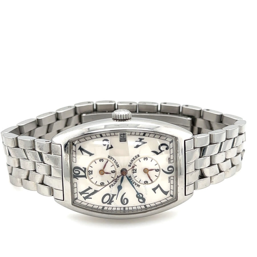 Pre-owned Franck Muller Master Banker Automatic Silver Dial Men's Watch 2852 MB HV - 5
