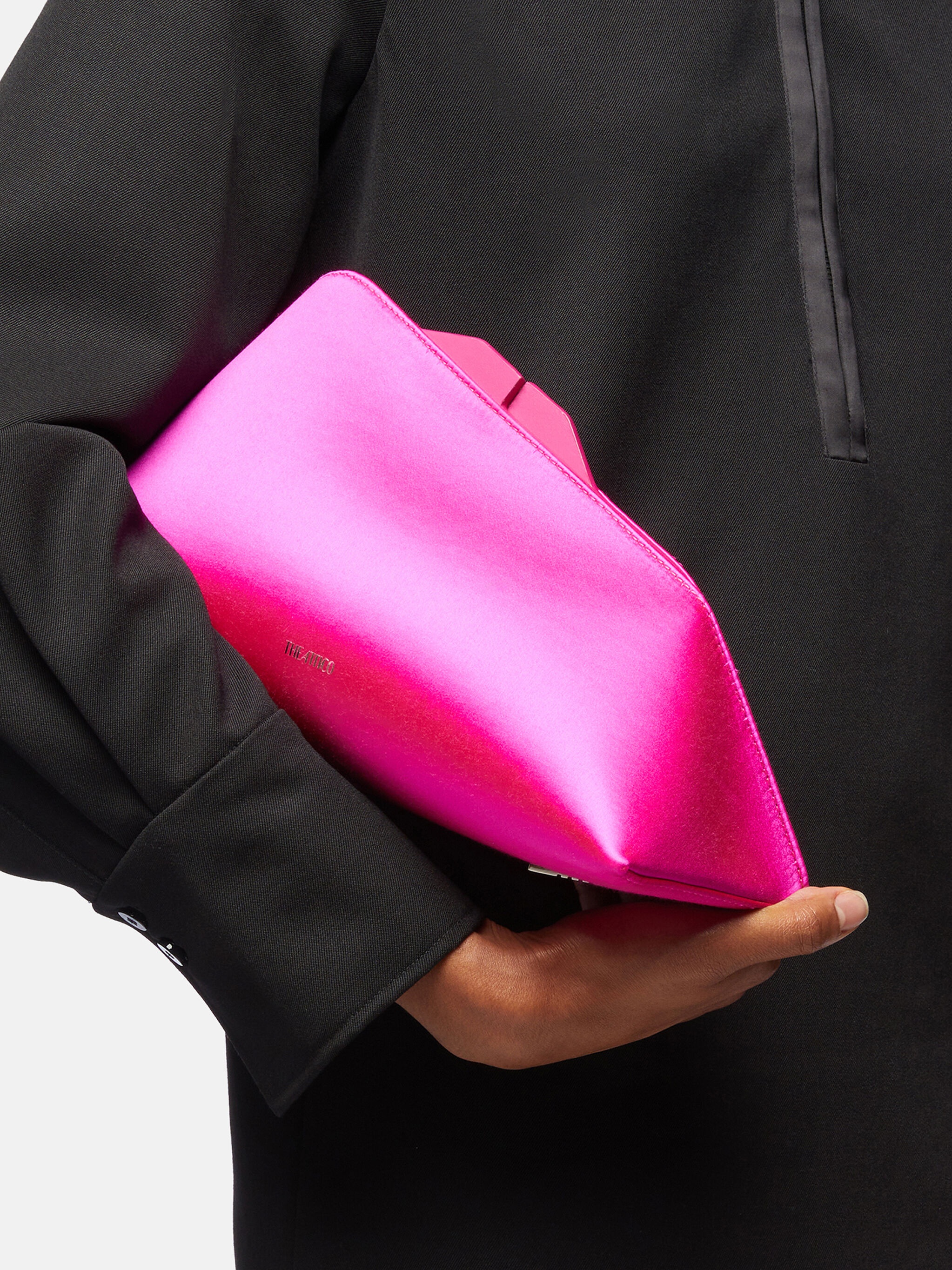 ''8.30 PM'' FUCHSIA OVERSIZED CLUTCH - 2