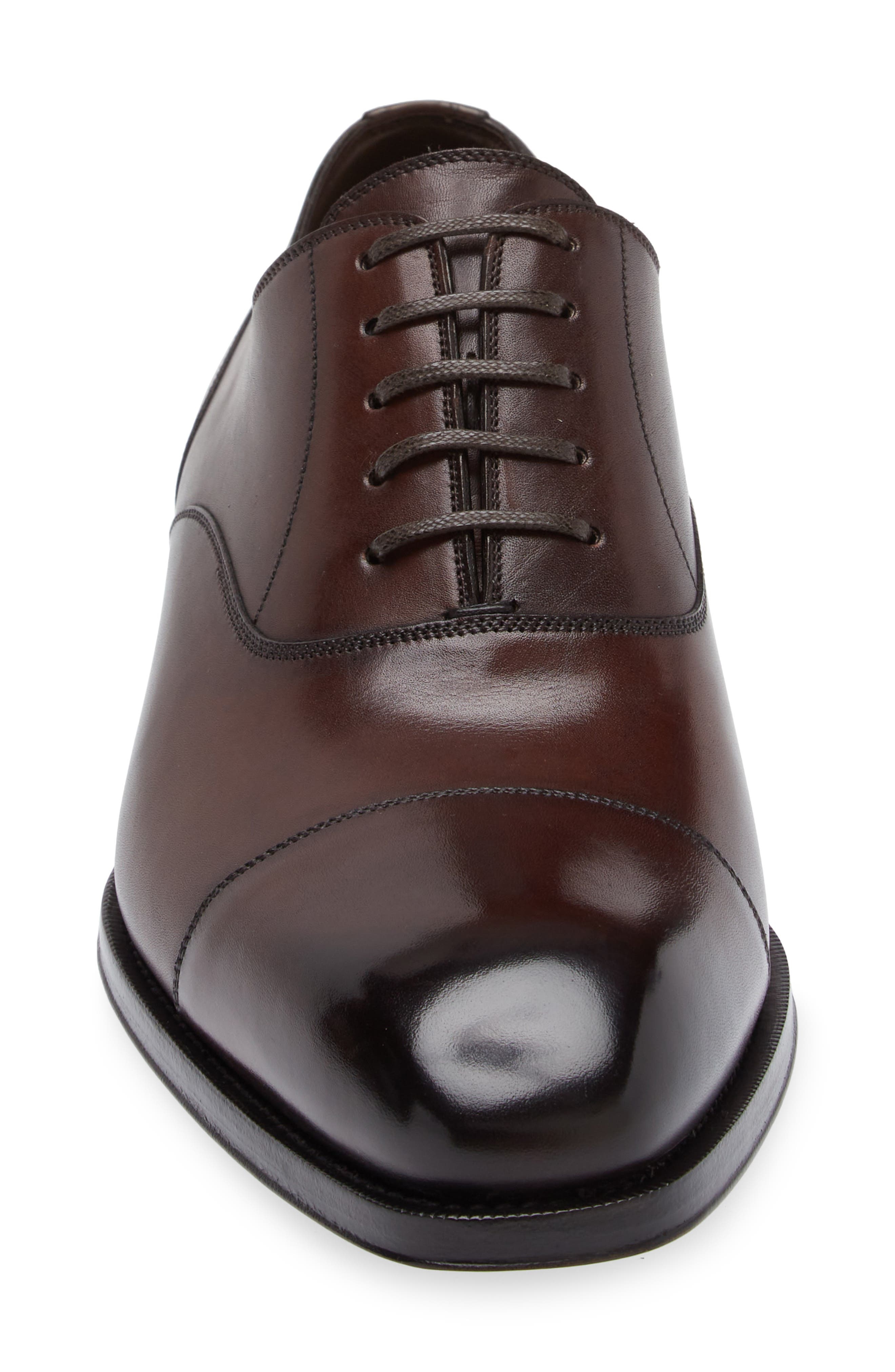Elkan Burnished Leather Oxford - 4