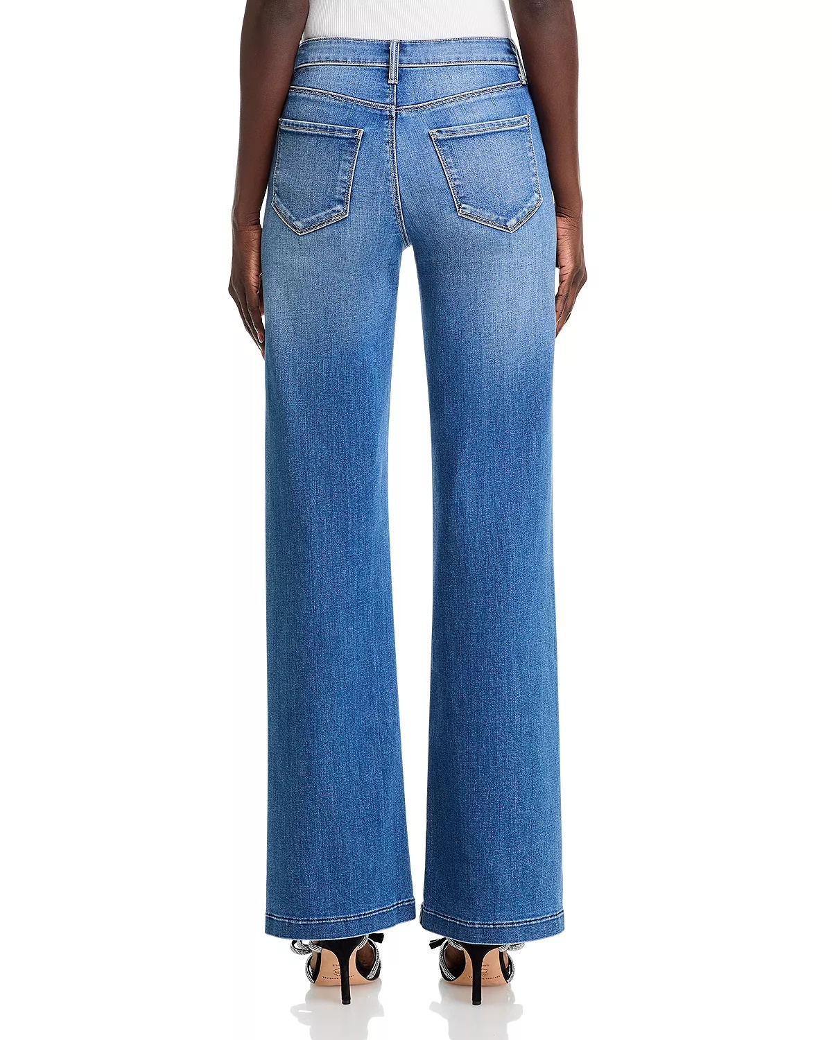 Clayton High Rise Wide Leg Jeans in Hampton - 3