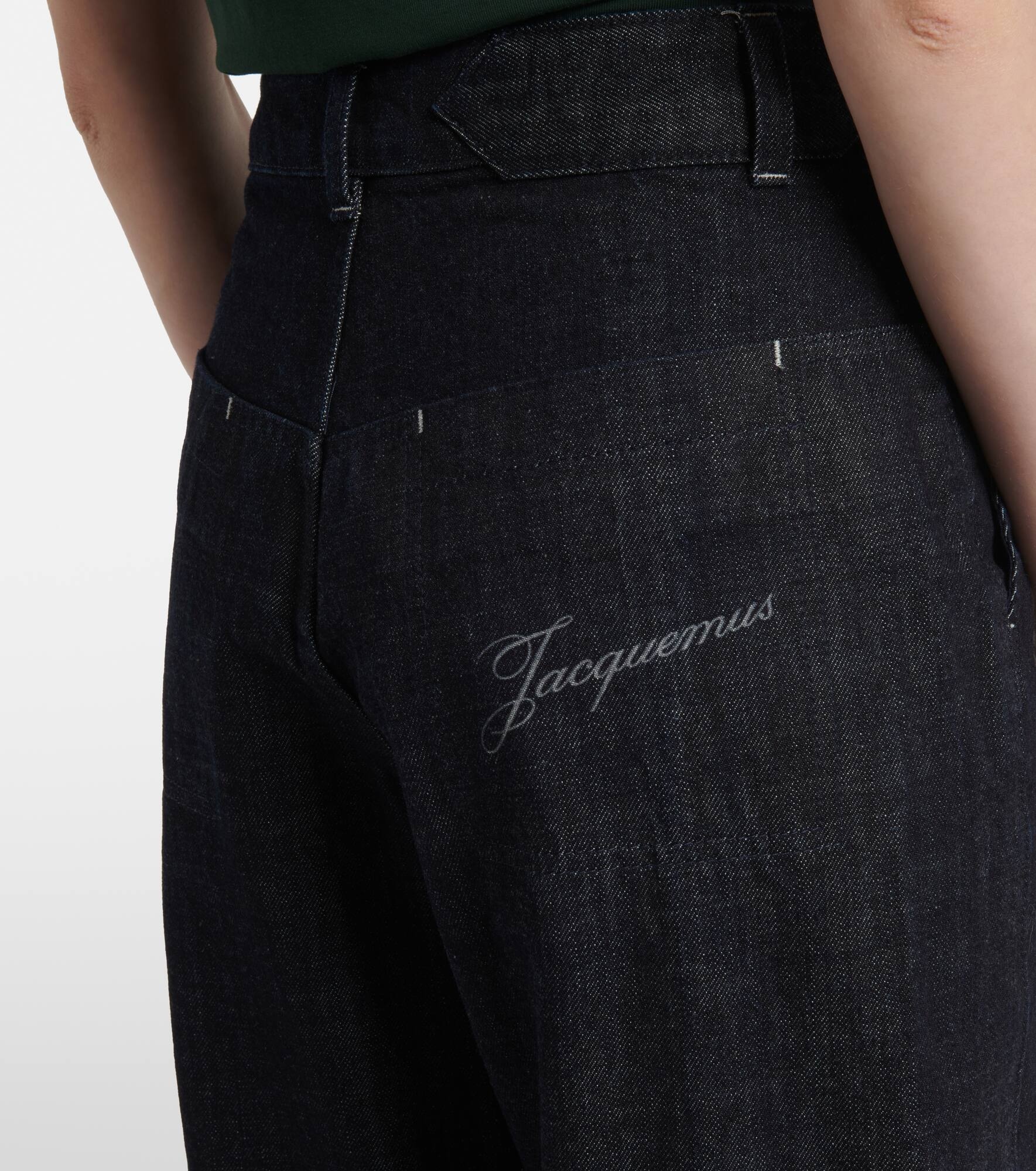 De-Nîmes high-rise barrel-leg jeans - 6