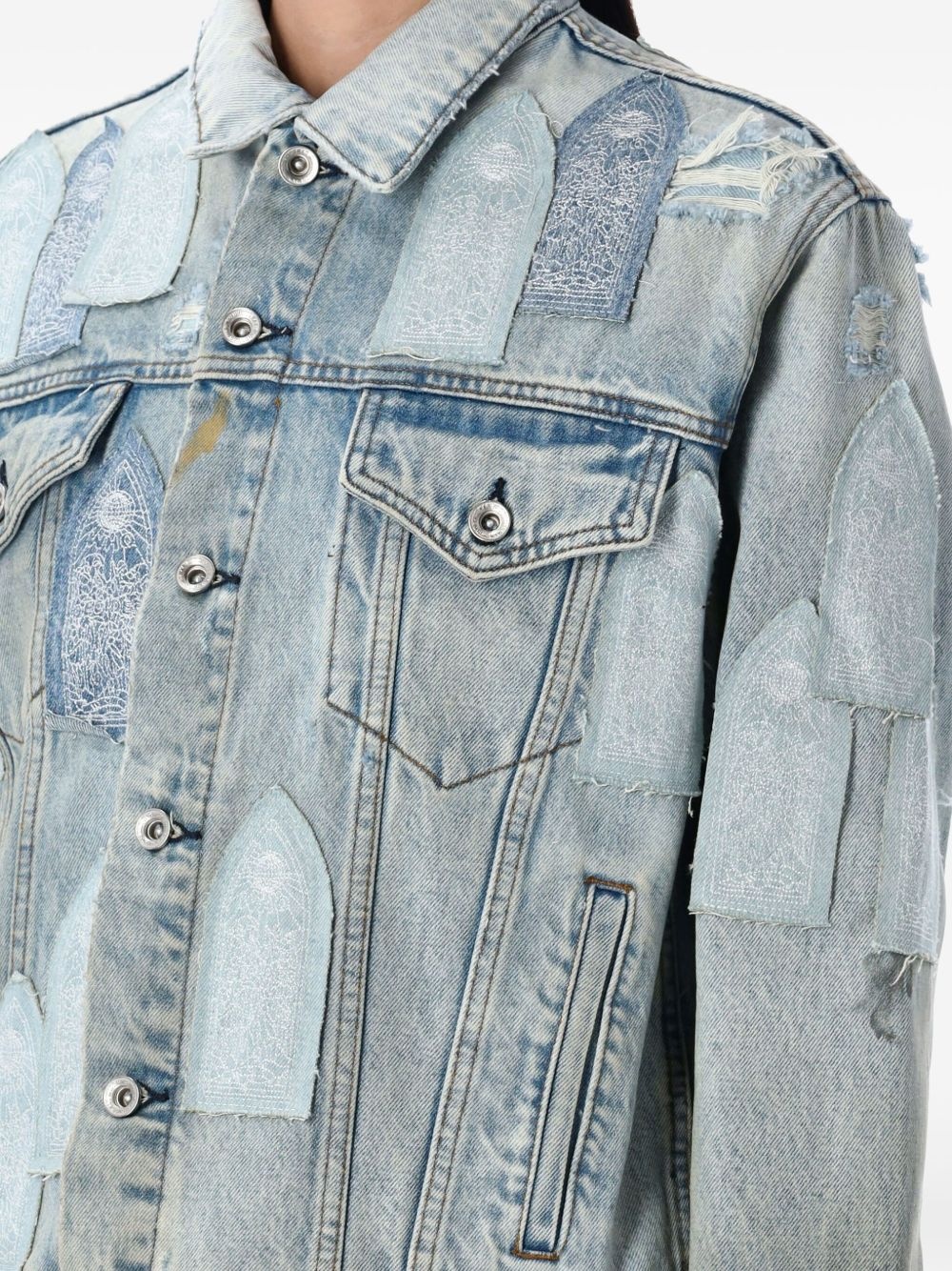 patch-detailing jacket - 4