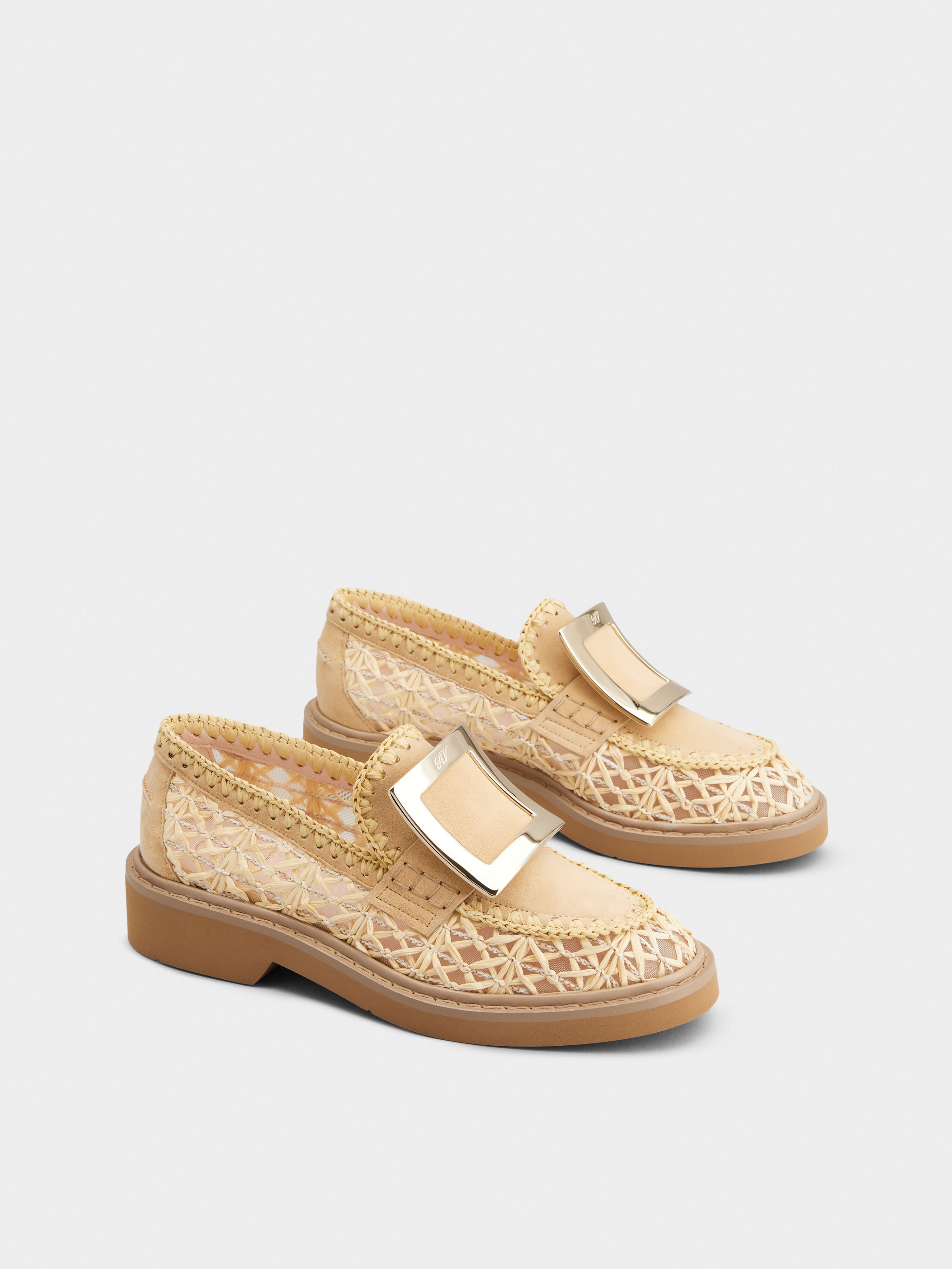 Viv' Rangers Loafers in raffia - 2