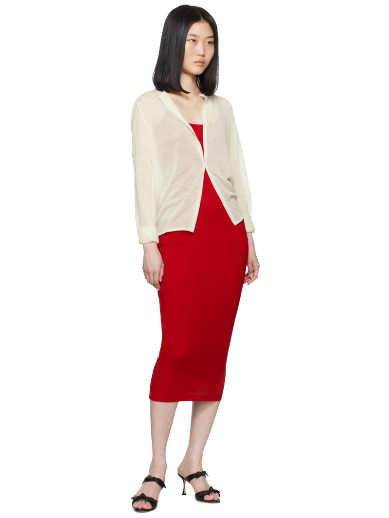 FLORE FLORE Red Bibi Midi Dress outlook