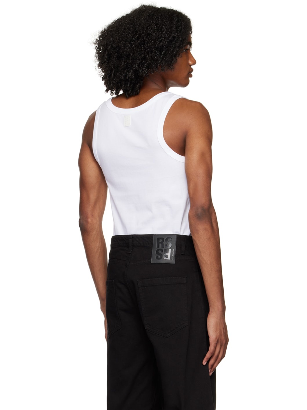 White 'R' Tank top - 3