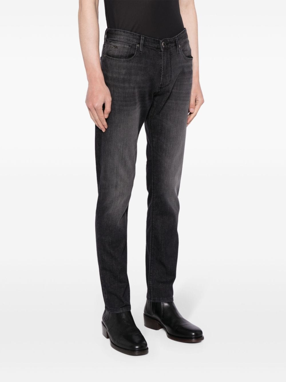 mid-rise slim-fit jeans - 3
