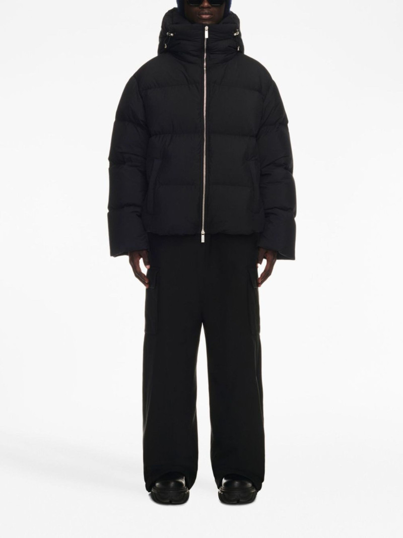 Off-White zip-fastening padded jacket outlook
