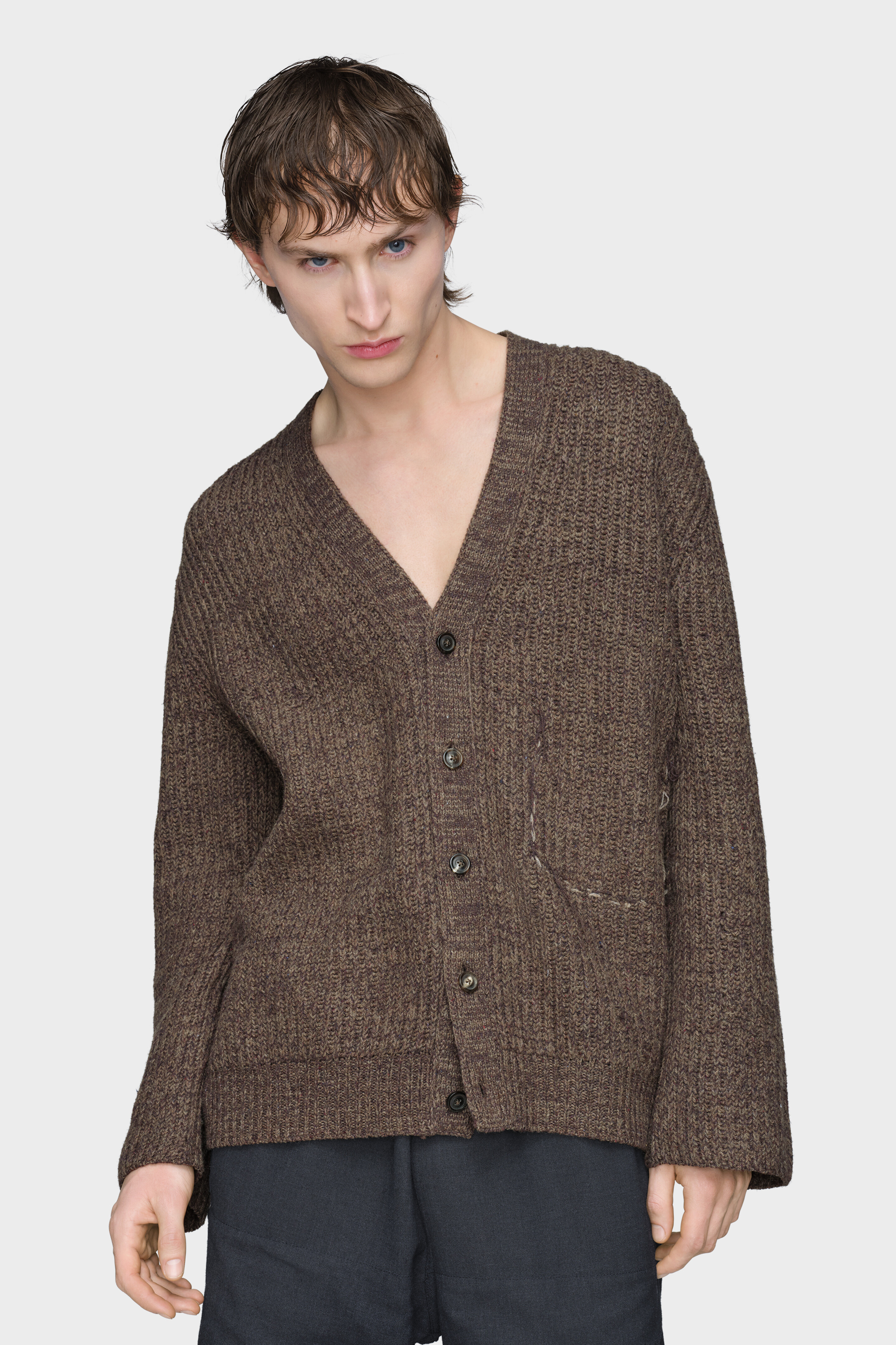 Wool cardigan - 3