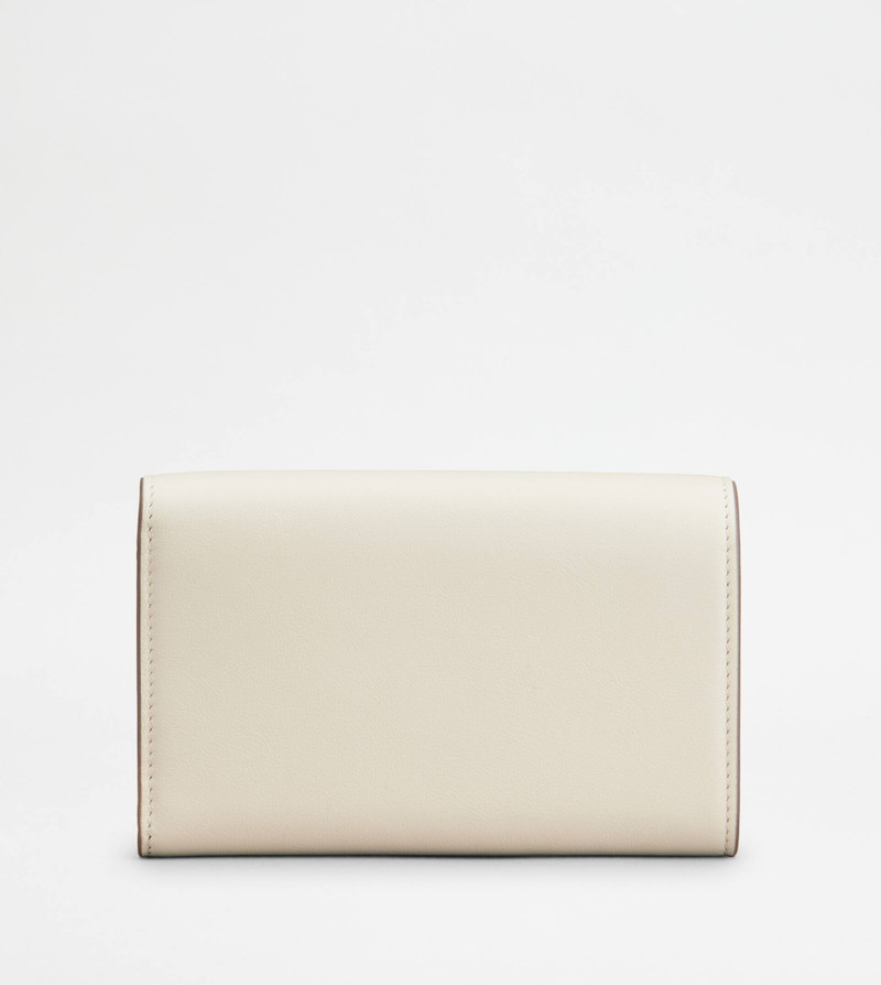 WALLET IN LEATHER - WHITE 2