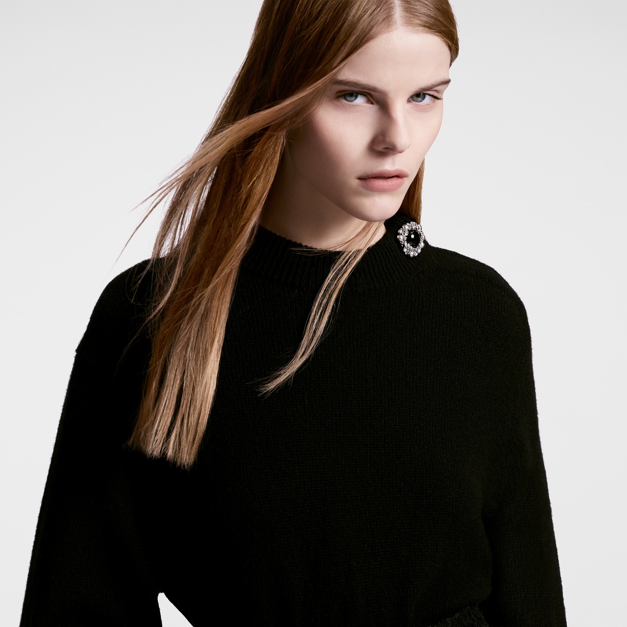 Jewel Button Pullover - 2