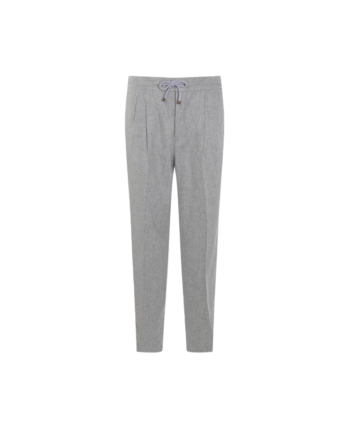 Grey Wool Pants - 1