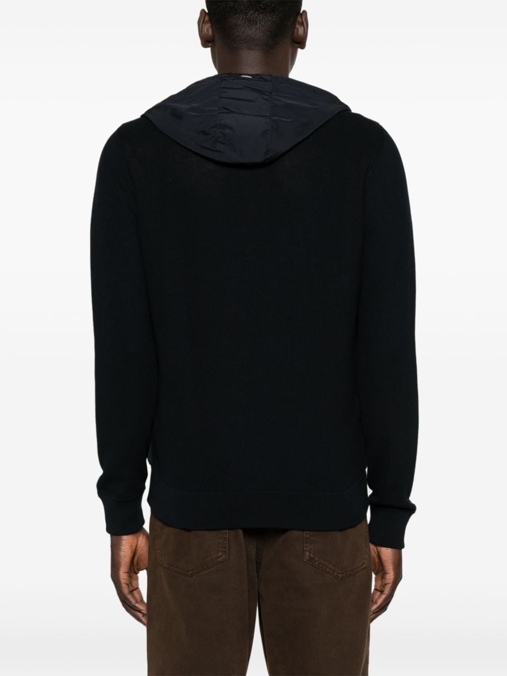 contrast-panel piquÃ© jacket - 4