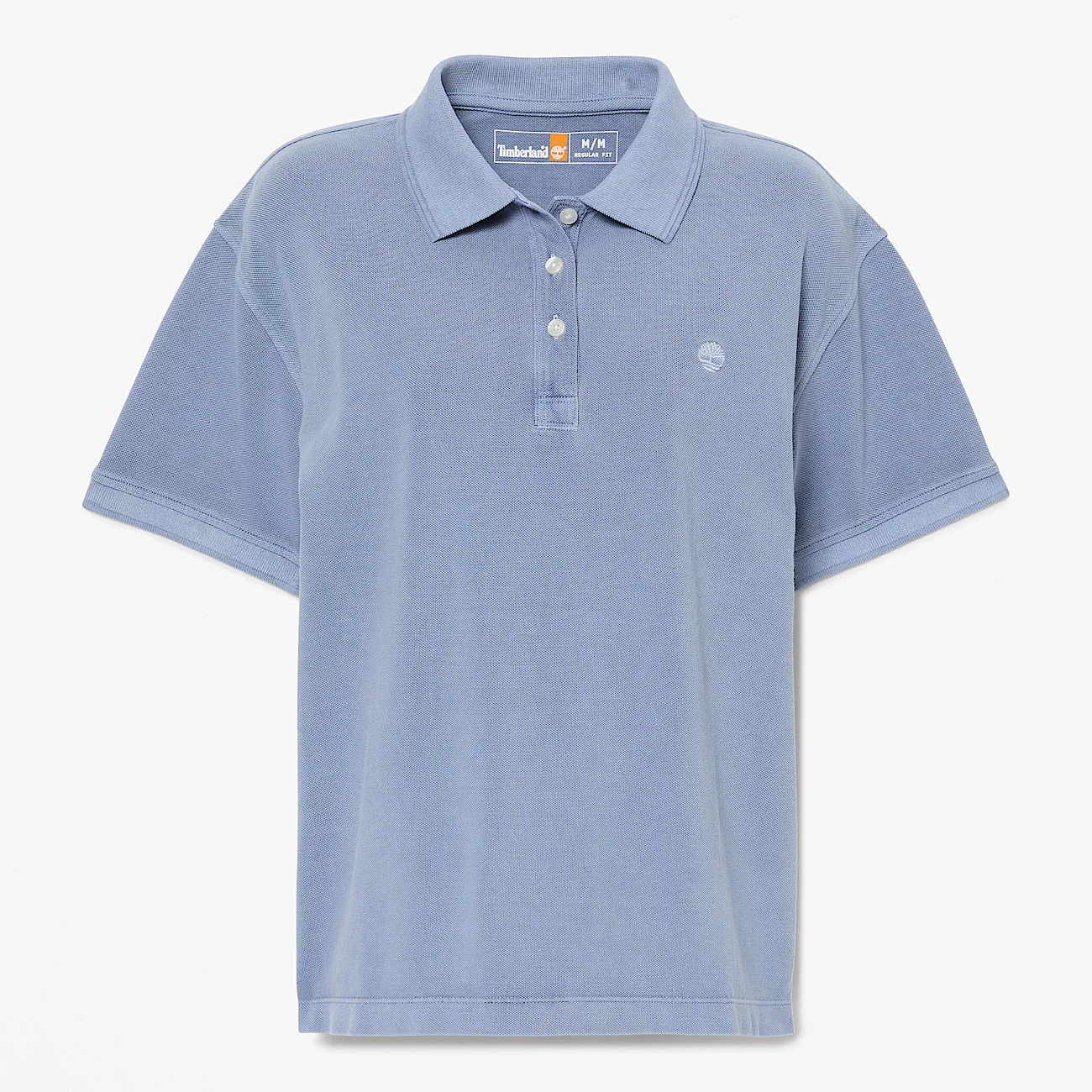 Women's Garment Dyed Short-Sleeve Pique Polo - 1