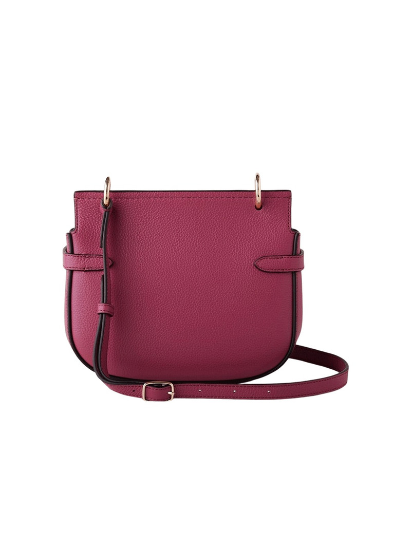 Mulberry Small Amberley Satchel Small Classic Grain (Wild Berry) outlook