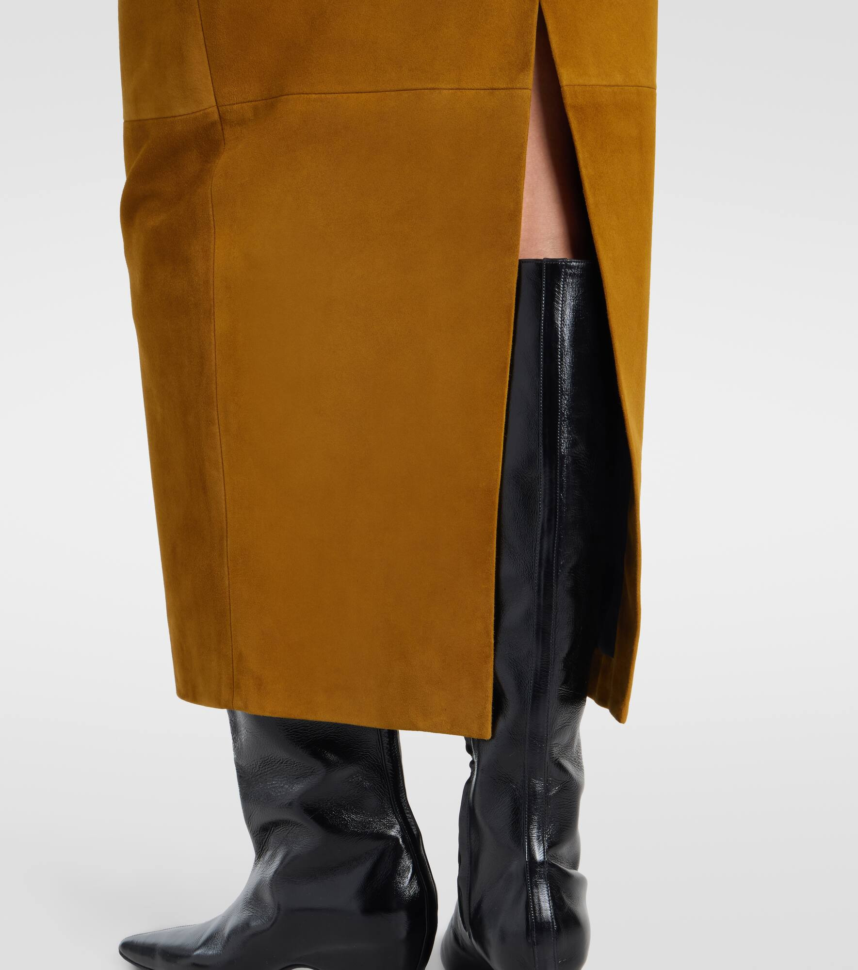 Loxley suede maxi skirt - 5