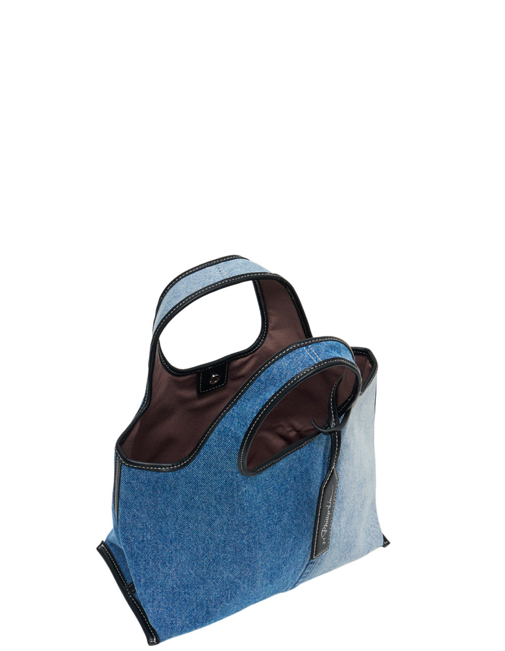 Denim Mini Market Tote - 4