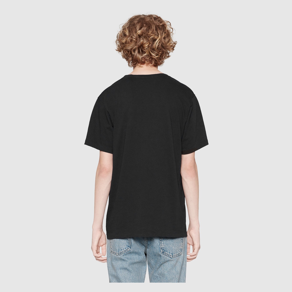 Oversize T-shirt with Interlocking G - 4