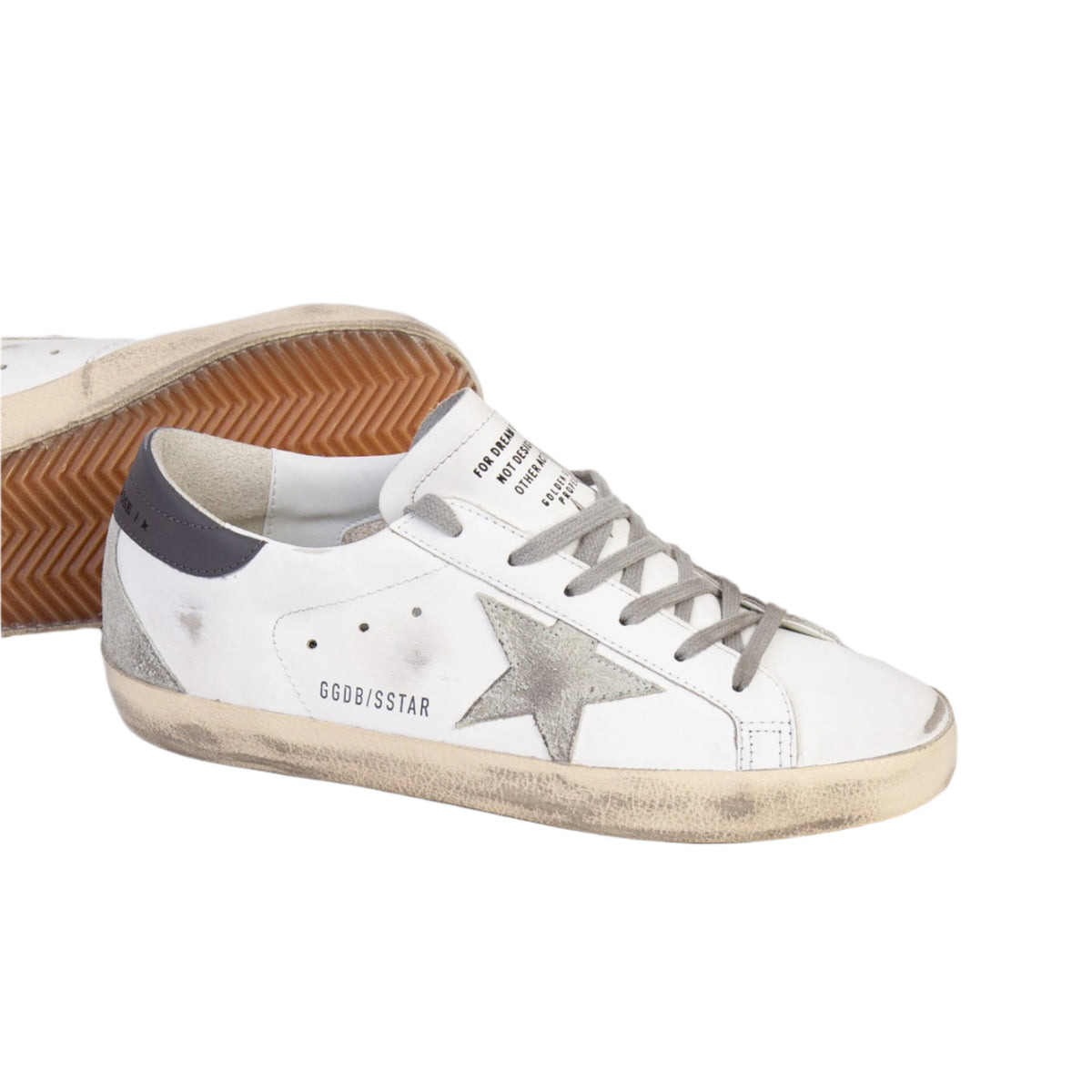 WOMEN'S SUPER STAR SNEAKERS (WHITE/ICE/DARK GREY) - 3