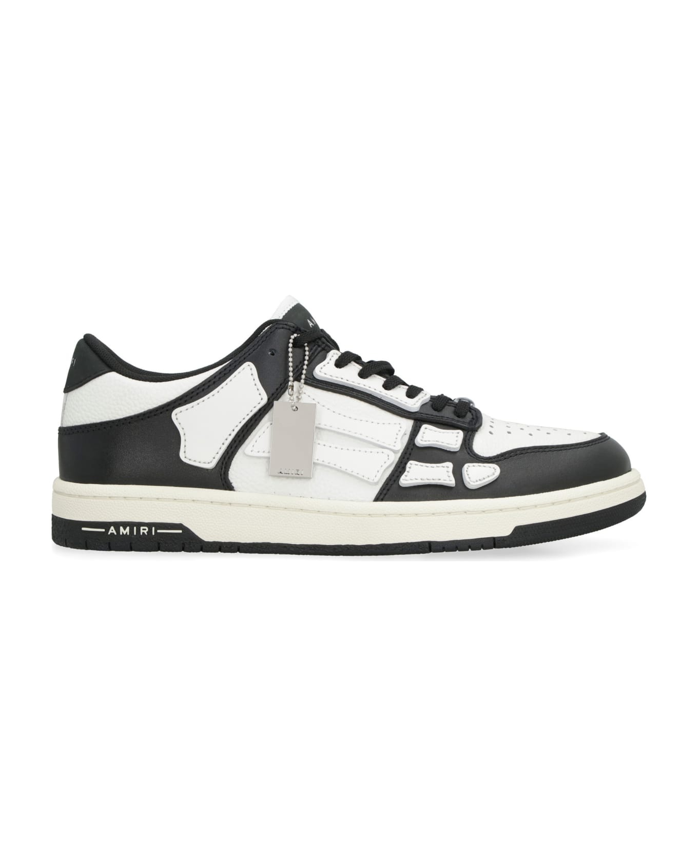 Black And White Skel Low Sneakers - 2