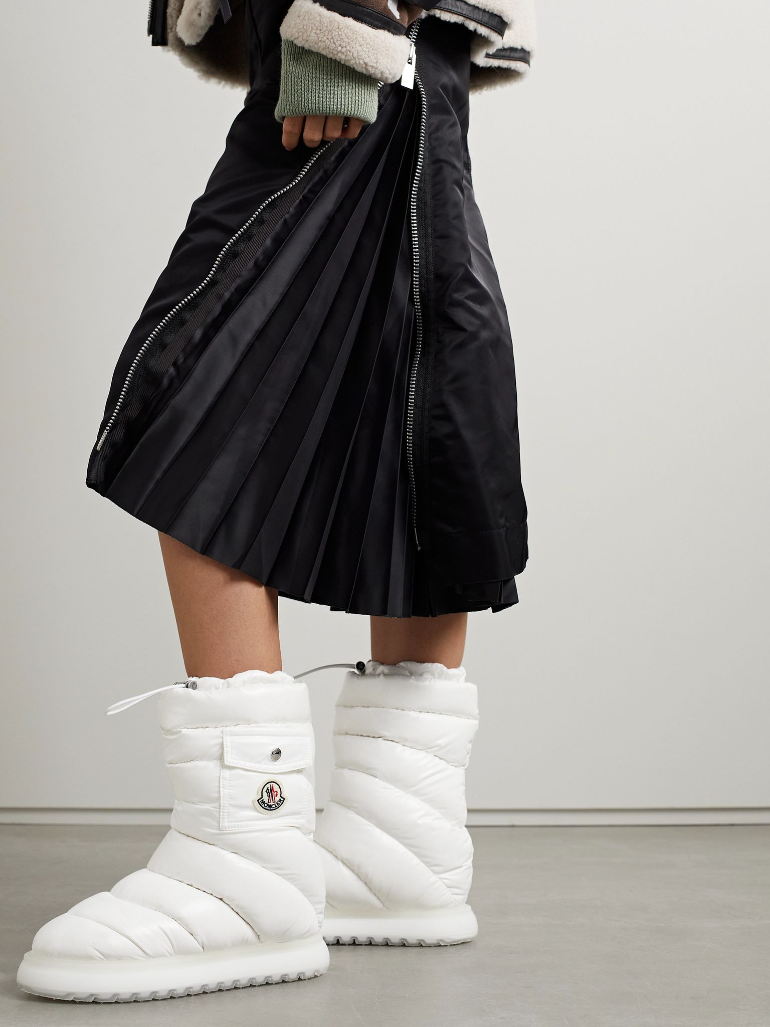 Gaia quilted shell boots White - 2