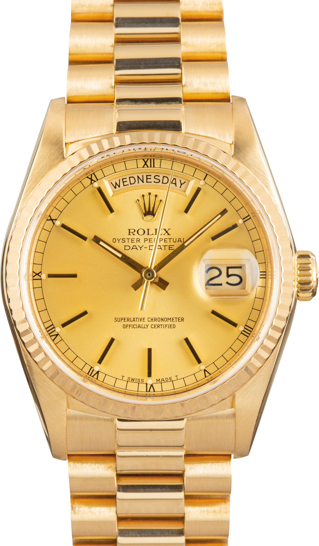 Used Rolex Day-Date 18038 Champagne Dial - 1