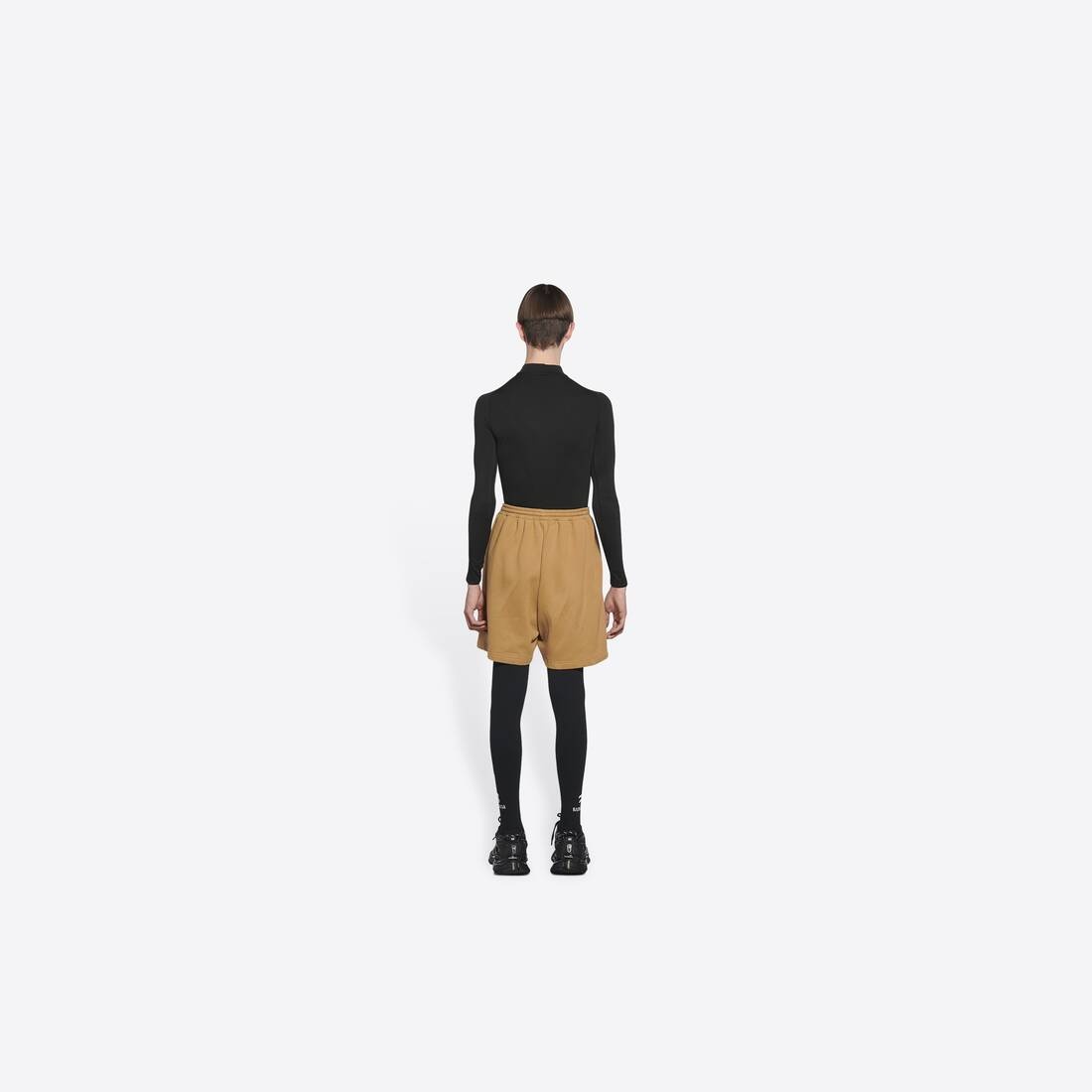 Men's Bb Corp Sweat Shorts in Beige - 3