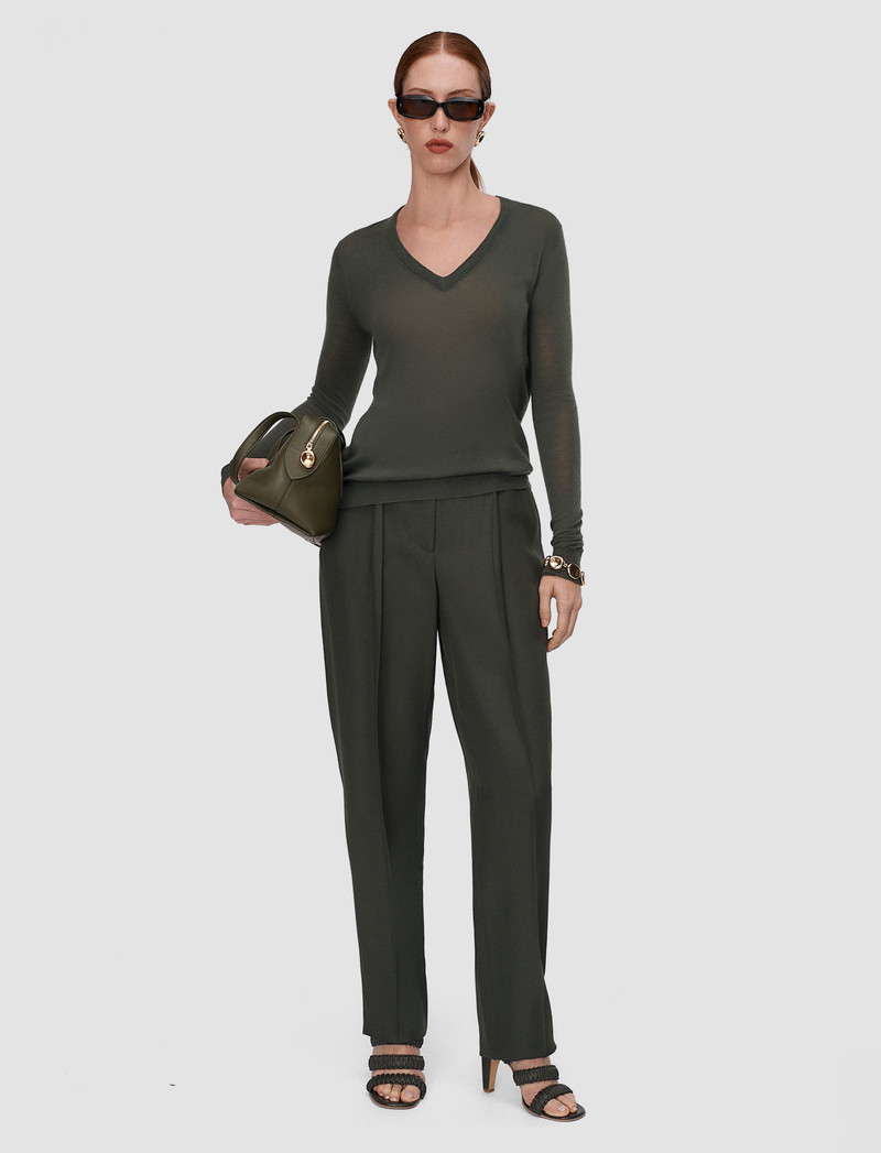 JOSEPH Cashair V Neck Jumper outlook