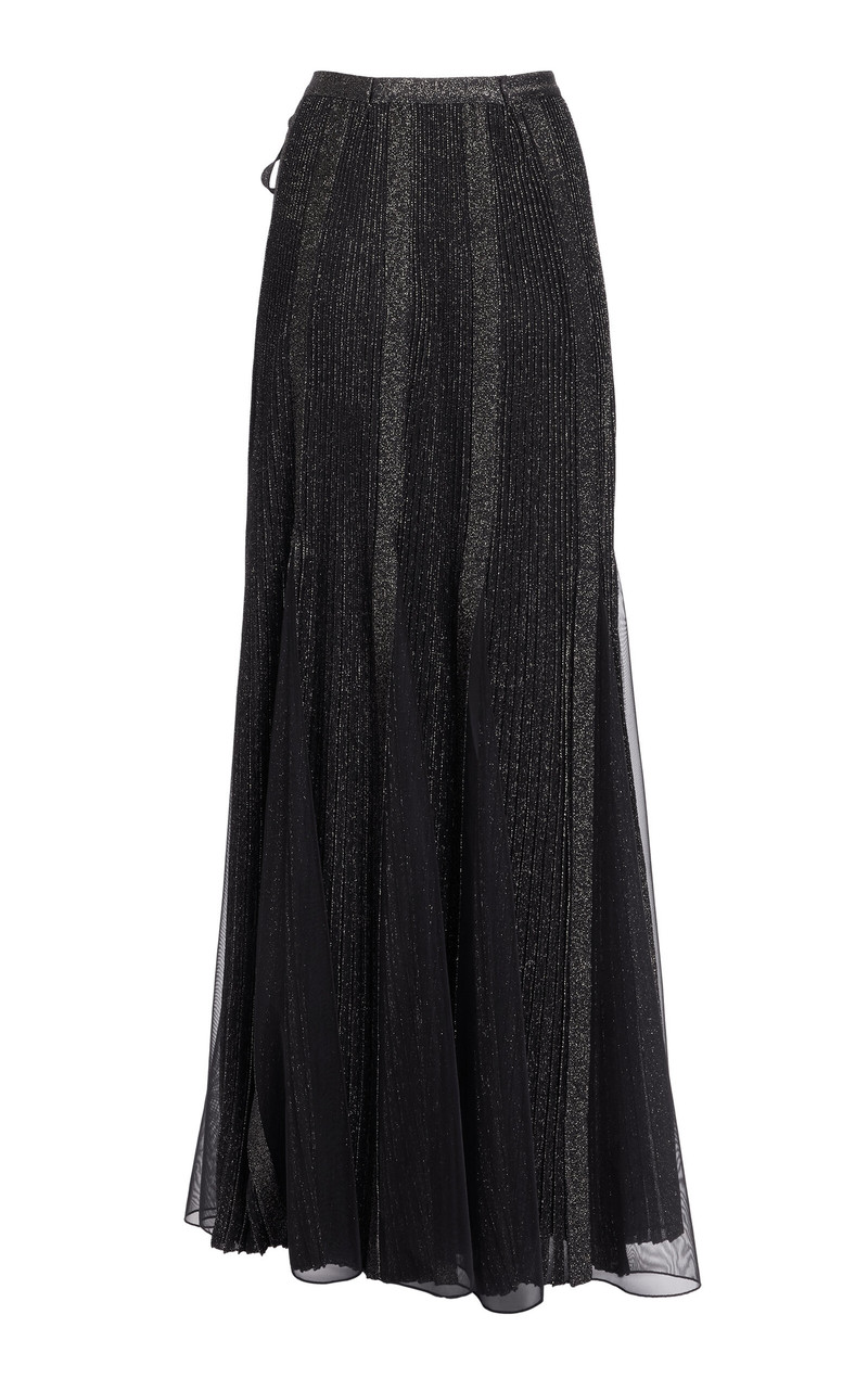 Knit Maxi Skirt black 3