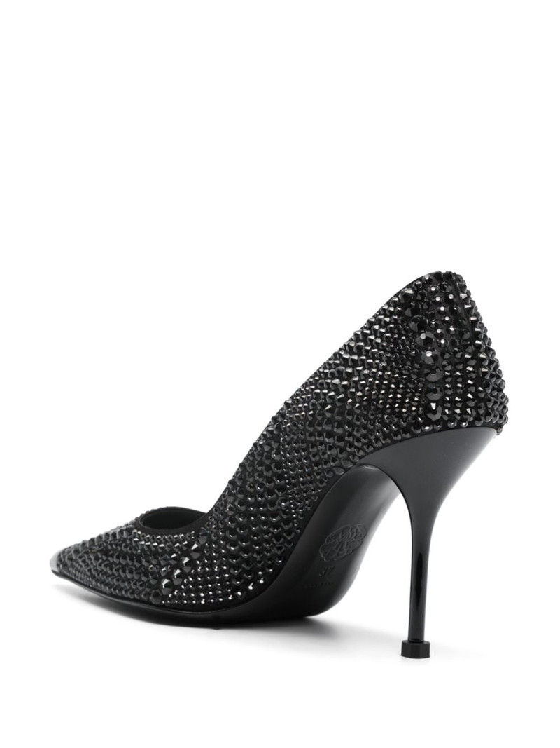 Punk 90mm rhinestone-embellished pumps 3